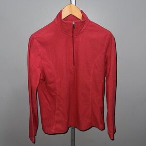 Land’s End Quarter-Zip Fleece Women’s Medium Pink